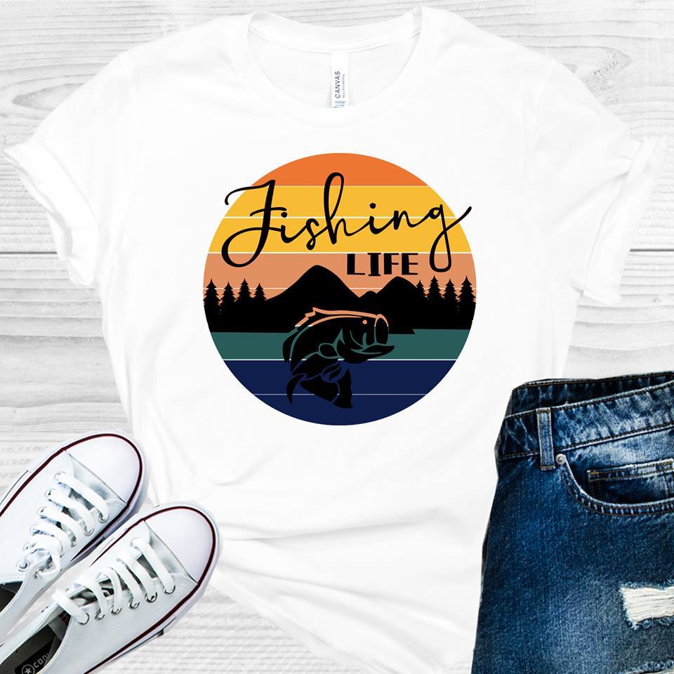 Fishing Life Graphic Tee product image 1