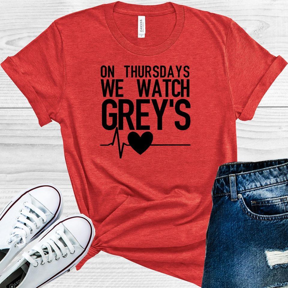 Grey's Anatomy: On Thursdays We Watch Graphic Tee product image 1