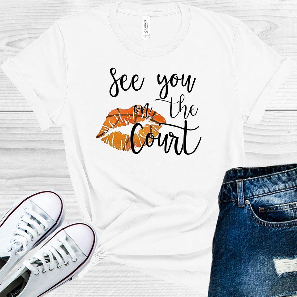 See You on the Court Graphic Tee product image 1