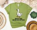 Peace Was Never an Option Graphic Tee product image 1