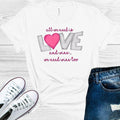 All We Need is Love and Wine We Too Graphic Tee product image 1