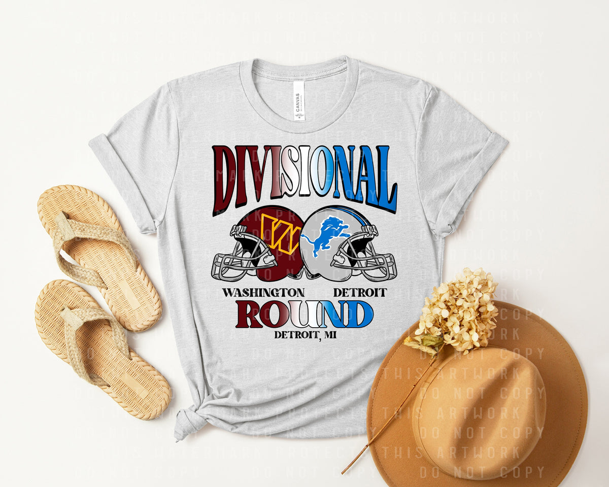 Divisional Round Washington/Detroit Graphic Tee product image 1