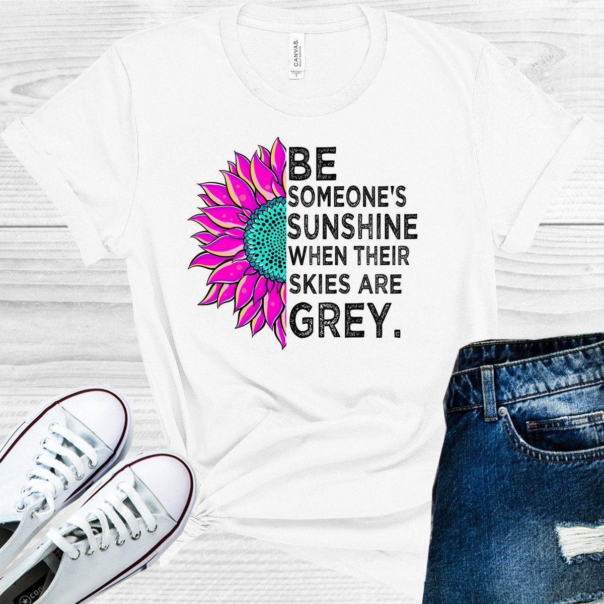 Be Someone's Sunshine When Their Skies are Grey Graphic Tee product image 1