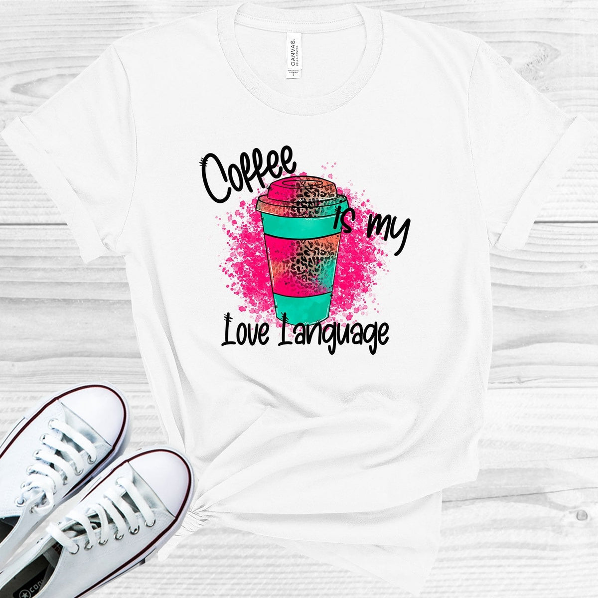 Coffee is My Love Language Graphic Tee product image 1