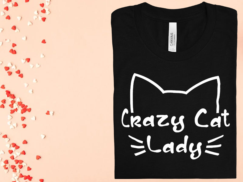 Crazy Cat Lady Graphic Tee product image 1