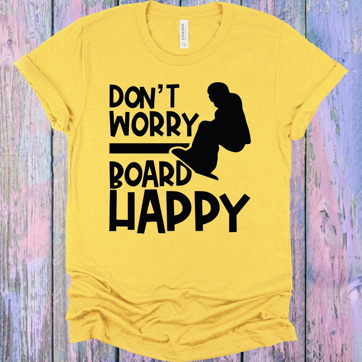 Don't Worry Board Happy Graphic Tee product image 1