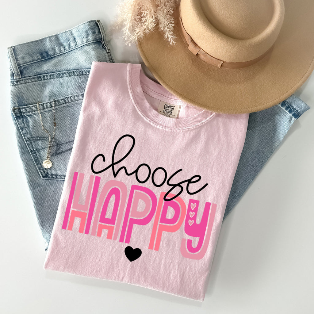 Choose Happy Graphic Tee product image 2