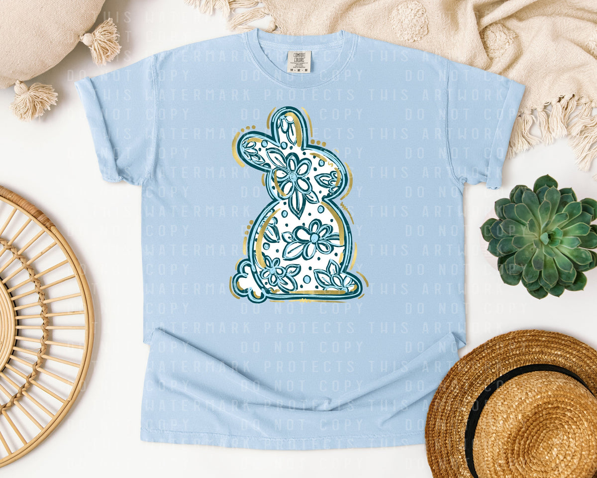 Floral Bunny Graphic Tee product image 1