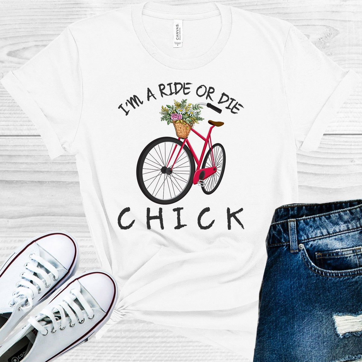 I'm a Ride or Die Chick Graphic Tee product image 1