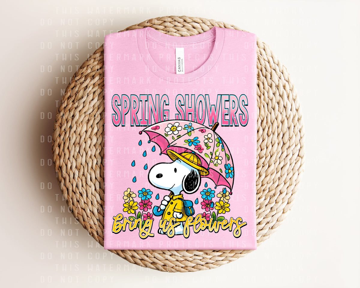 Spring Showers Bring Us Flowers Graphic Tee product image 2