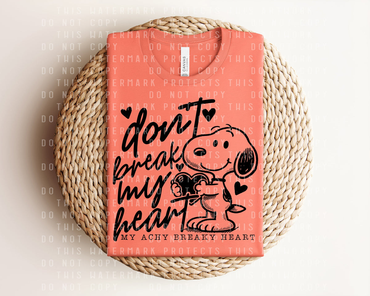 Don't Break My Heart Graphic Tee product image 1