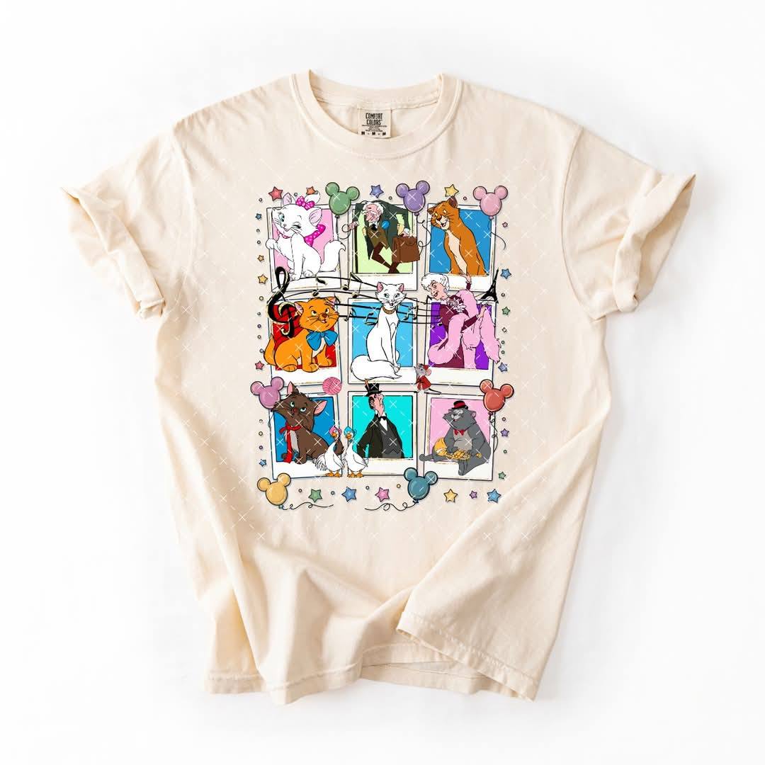 Cats Polaroid Graphic Tee product image 1