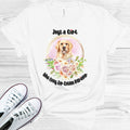 Just a Girl Who Loves Her Golden Retriever Graphic Tee product image 1