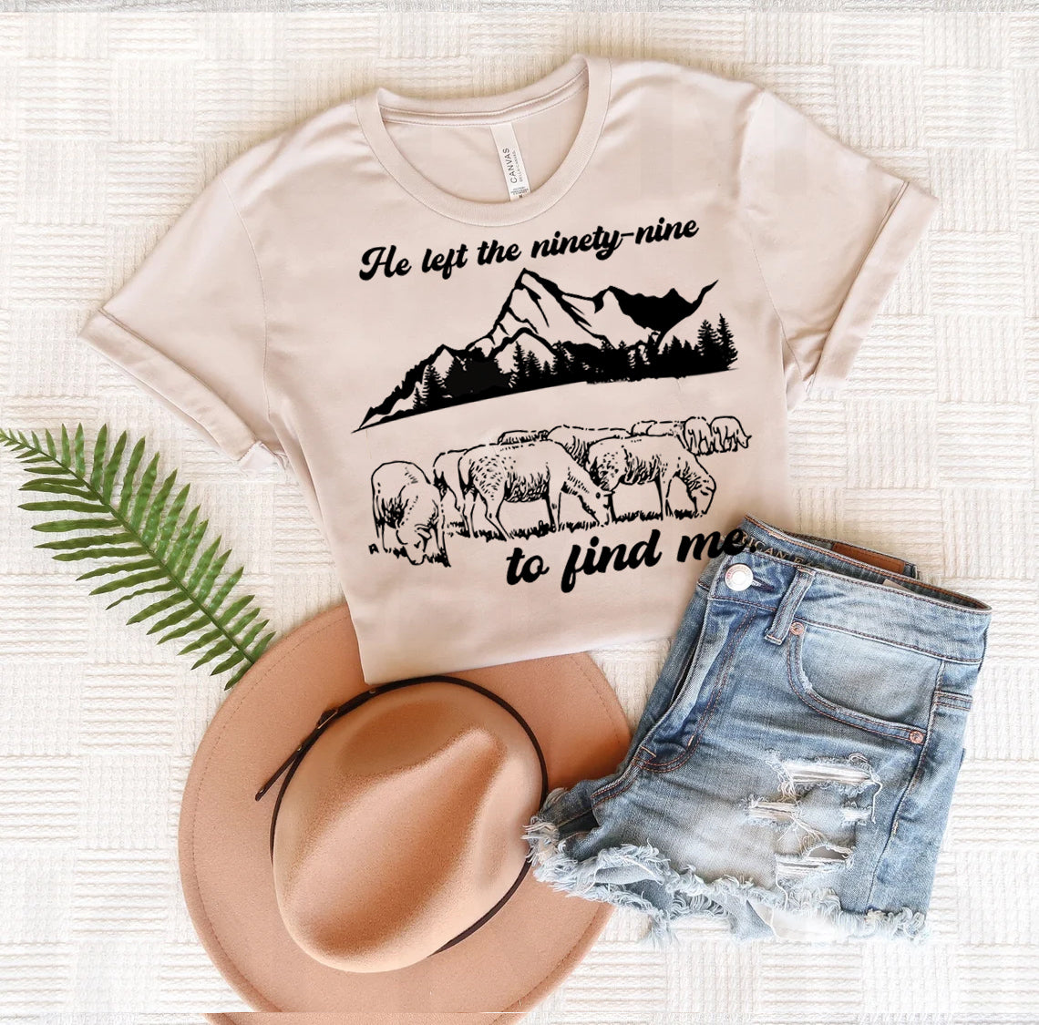 He Left the Ninety-Nine to Find Me Graphic Tee product image 1