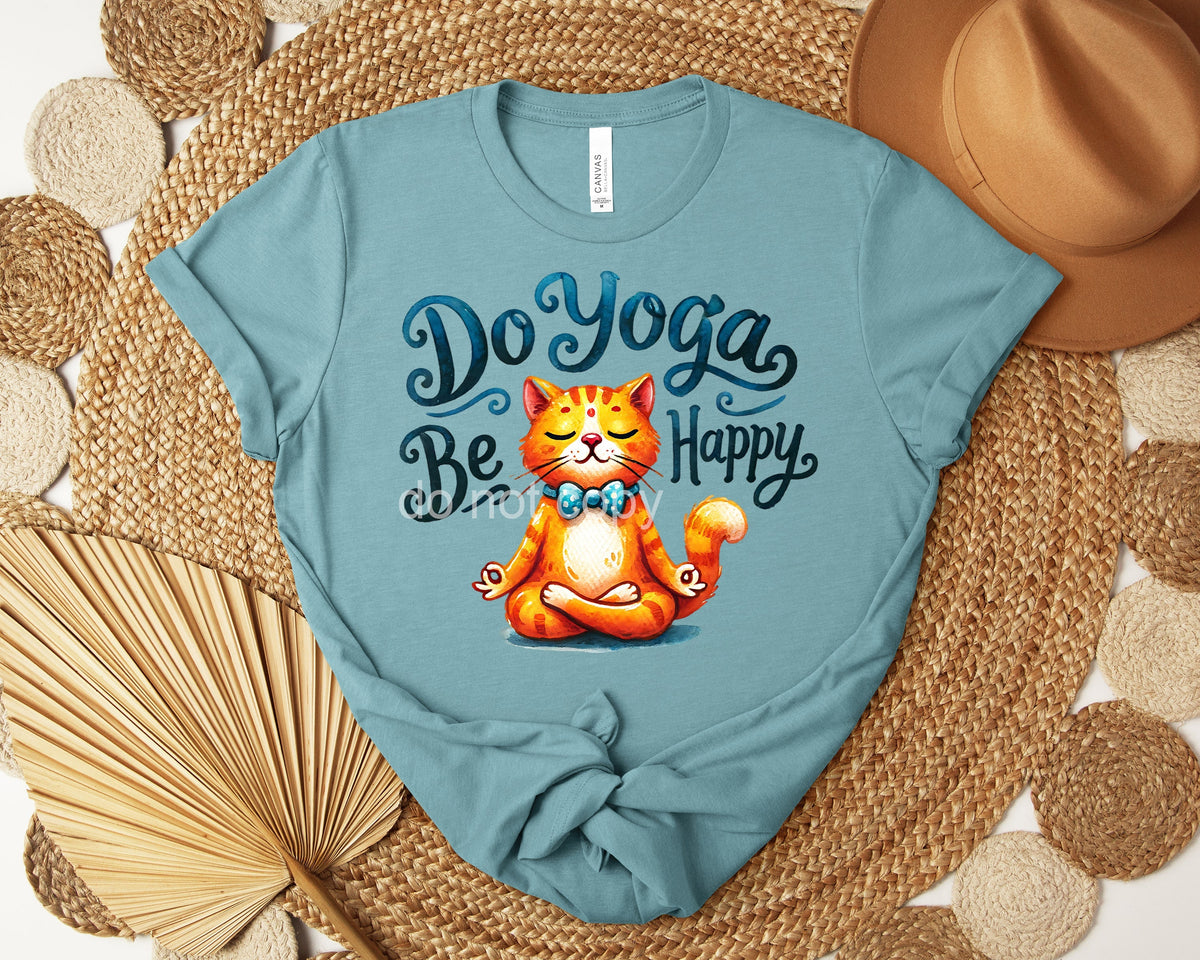 Do Yoga Be Happy Graphic Tee product image 1