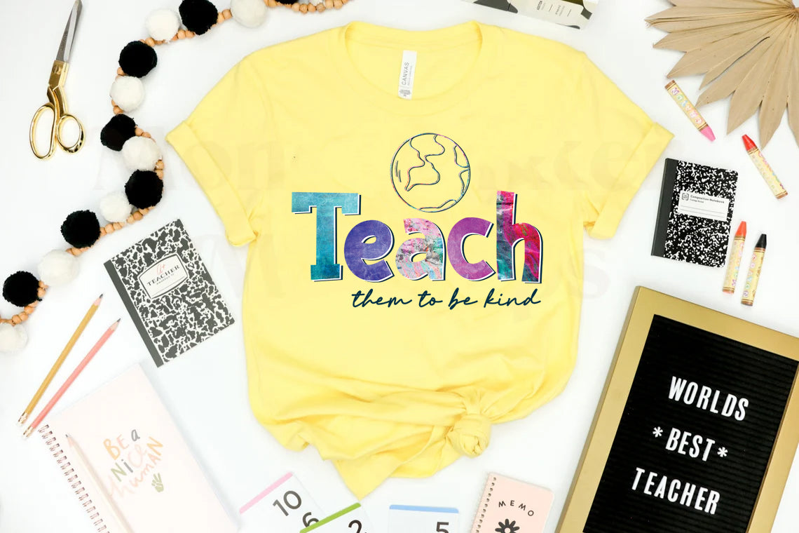 Teach Them to be Kind Graphic Tee product image 1