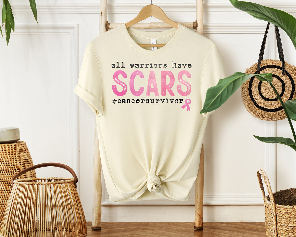 All Warriors Have Scars Graphic Tee product image 1