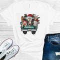 Merry Christmas Farm Truck Graphic Tee product image 1