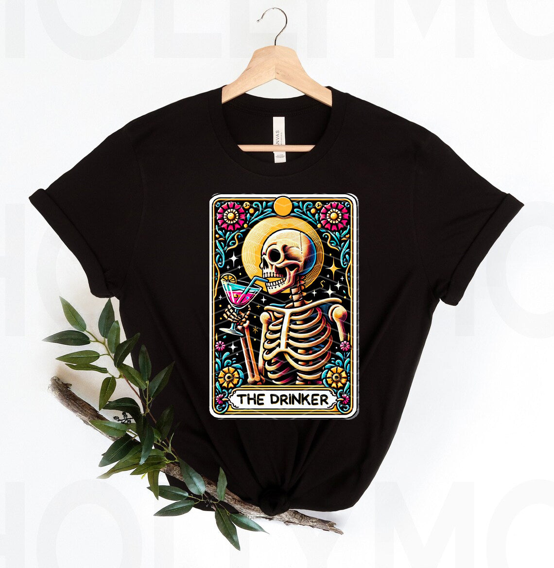 The Drinker Tarot Graphic Tee product image 1