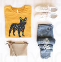 Floral Frenchie Graphic Tee product image 1