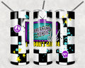 Breaking News I Don't Care 20 oz Skinny Tumbler