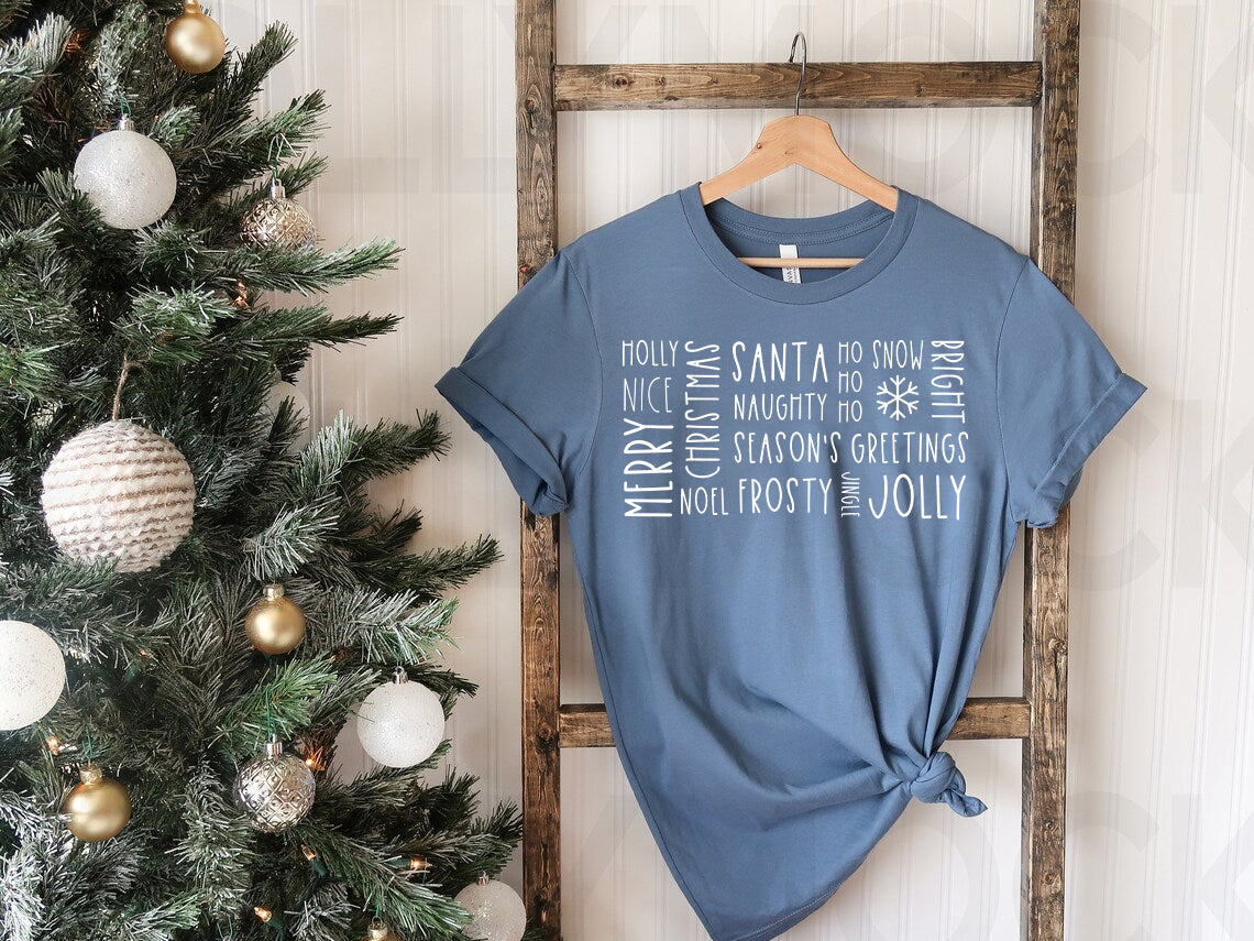 Christmas Subway Art Graphic Tee product image 1
