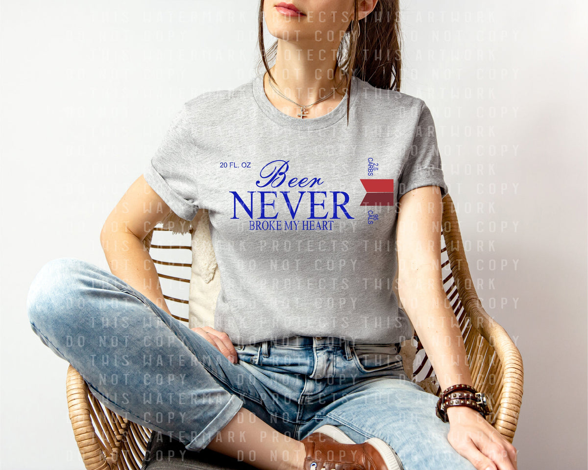 Beer Never Broke My Heart Graphic Tee product image 1