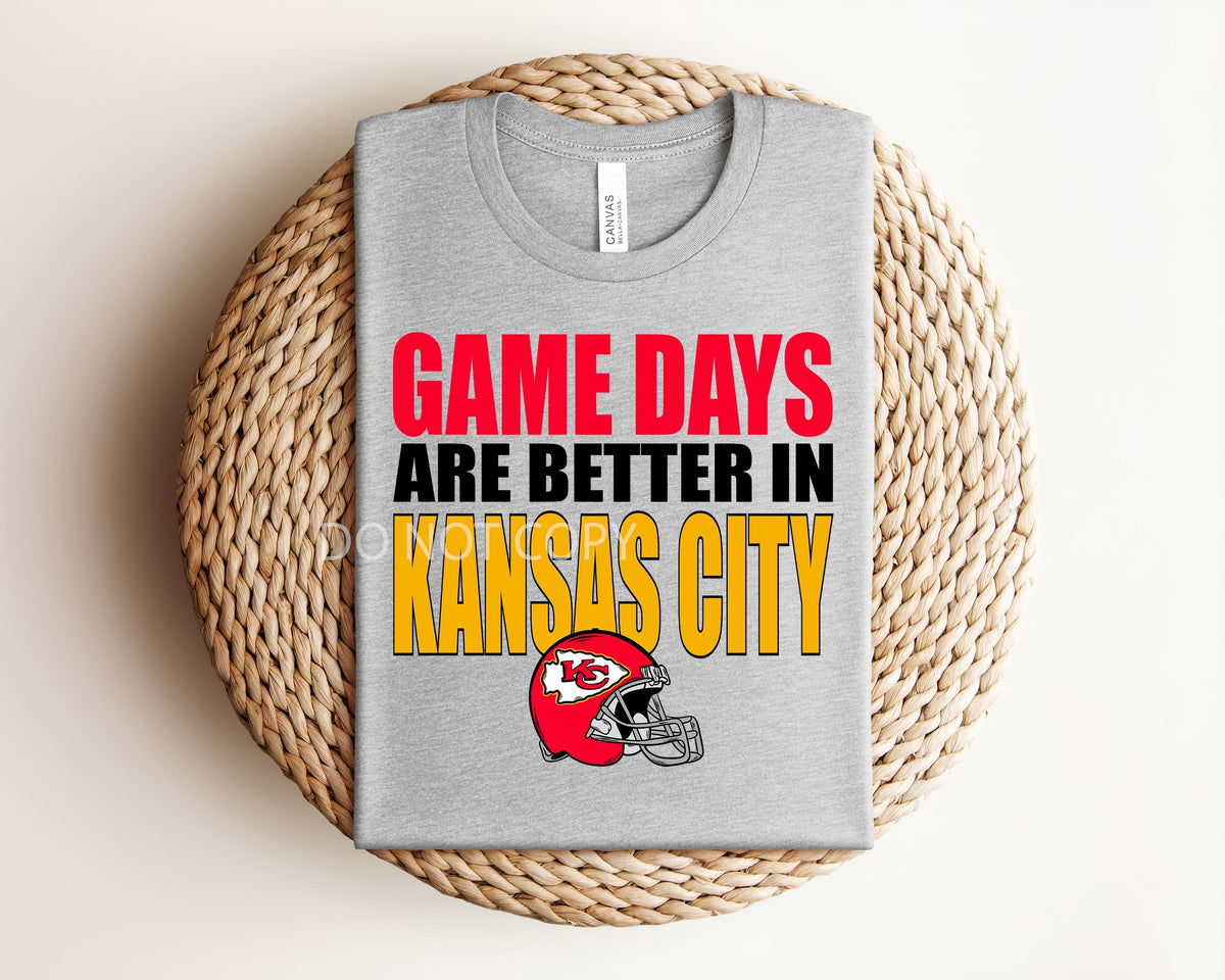 Games Days are Better in Kansas City Graphic Tee product image 1