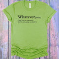Whatever Definition Graphic Tee product image 1