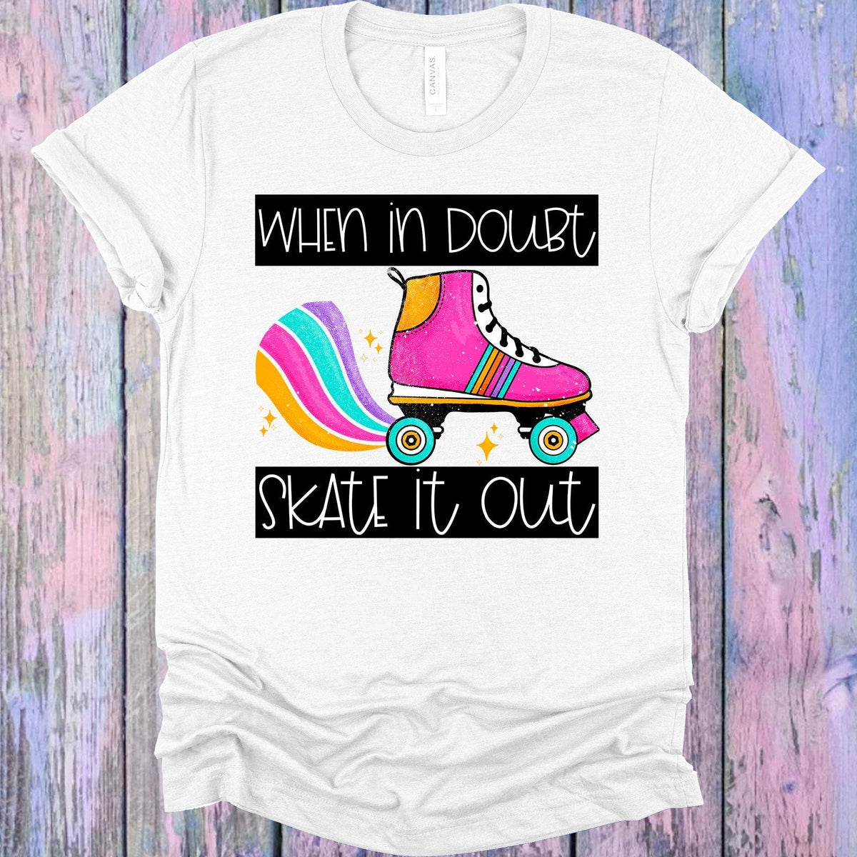 When in Doubt Skate it Out Graphic Tee product image 1