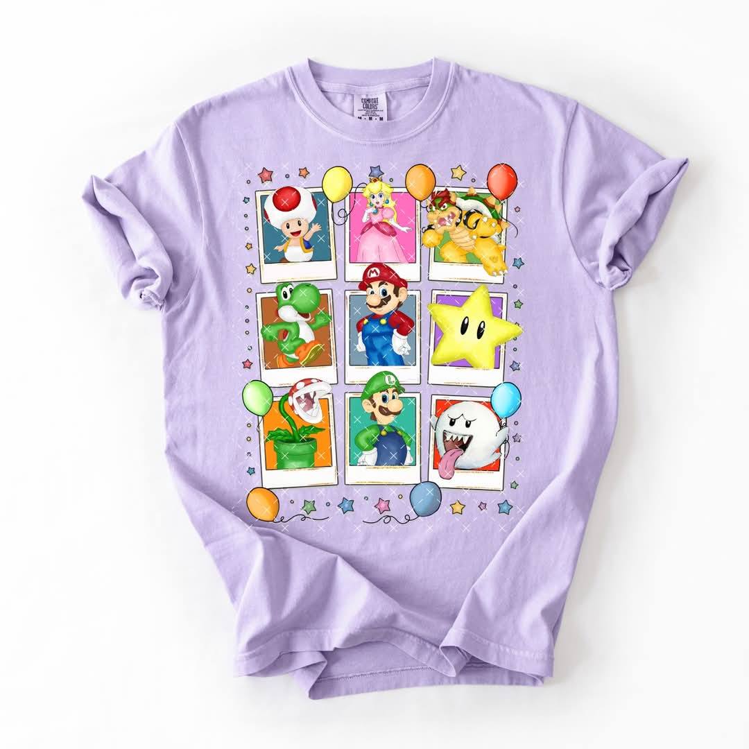 Mario Polaroid Graphic Tee product image 1