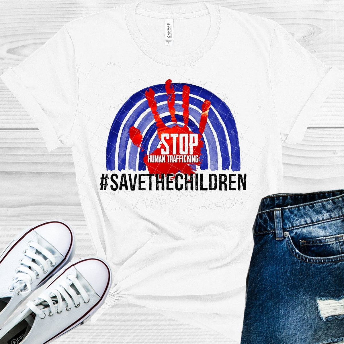 Stop Human Trafficking #savethechildren Graphic Tee product image 1