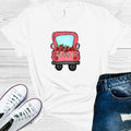 Valentine Roses Doodle Truck Graphic Tee product image 1