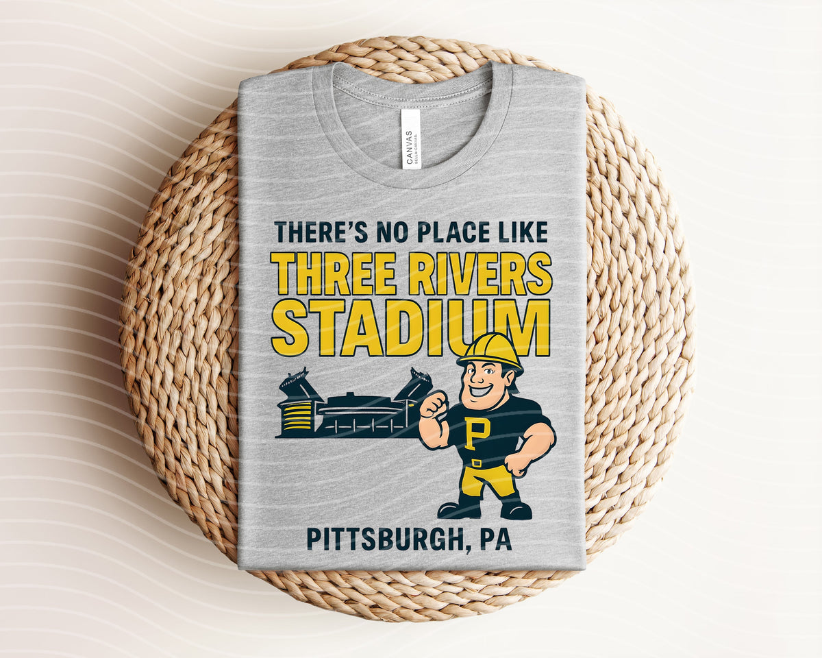 There's No Place Like Three Rivers Stadium Graphic Tee product image 1
